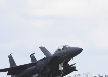 494th Fighter Squadron arrives for exercise Checkered Flag 19-1