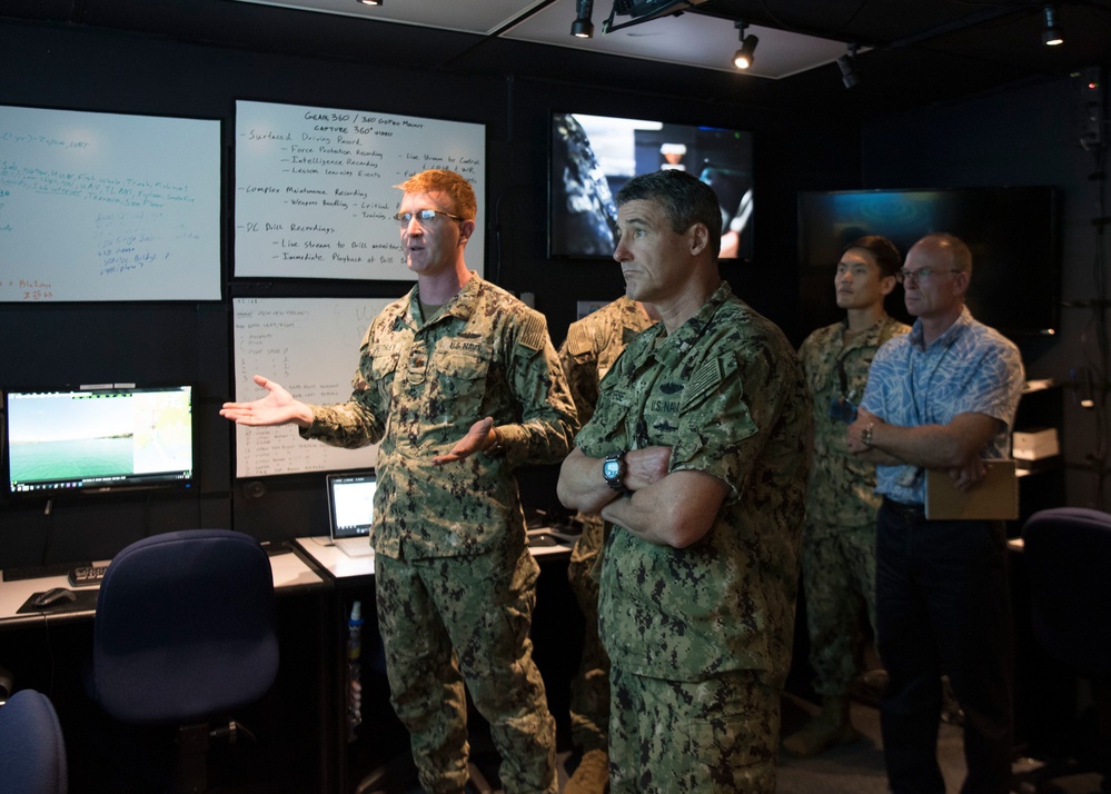 Rear Adm. Converse Tours Innovation Lab