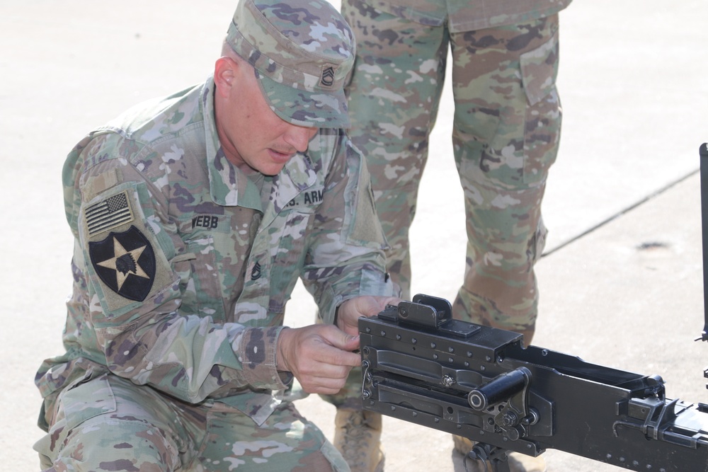 Soldiers from 2nd Squadron, 1st Cavalry Regiment (Blackhawks) conducted their Gunnery Skills Test in preparation for the Excellence in Armor examination process.