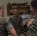 Gunnery Sgt. Michael Lesterick receives the Master EOD Breast Insignia