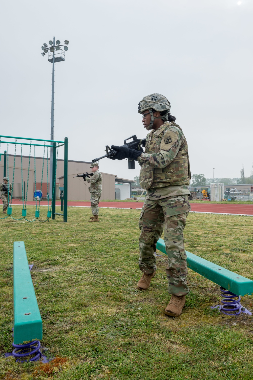 39th Strategic Signal Battalion Practices Warrior Tasks