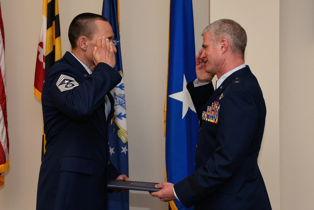 175th Wing Command CMSgt Dulski Retirement