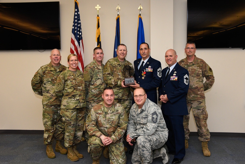 175th Wing Command CMSgt Dulski Retirement