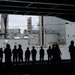 U.S. Sailors observe the dry cargo and ammunition ship USNS Charles Drew (T-AKE 10) conduct a replenishment-at-sea with the aircraft carrier USS John C. Stennis (CVN 74)