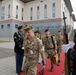 Lt. Gen. Ivan Jones CB, Commander Field Army, andmembers of his staff visited U.S. Army Europe headquarters.