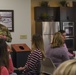 Maj. Gen. Barrett and Mrs. Kelly Barrett visit McConnell