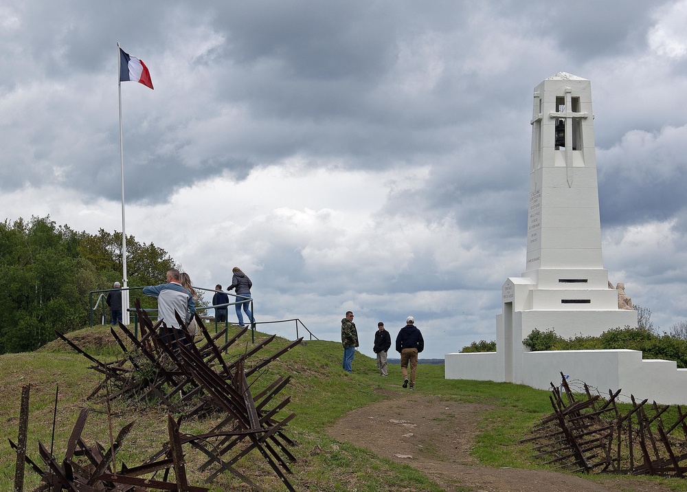 1st CAB Staff Visits WWI Battle Field, Meuse-Argonne, France