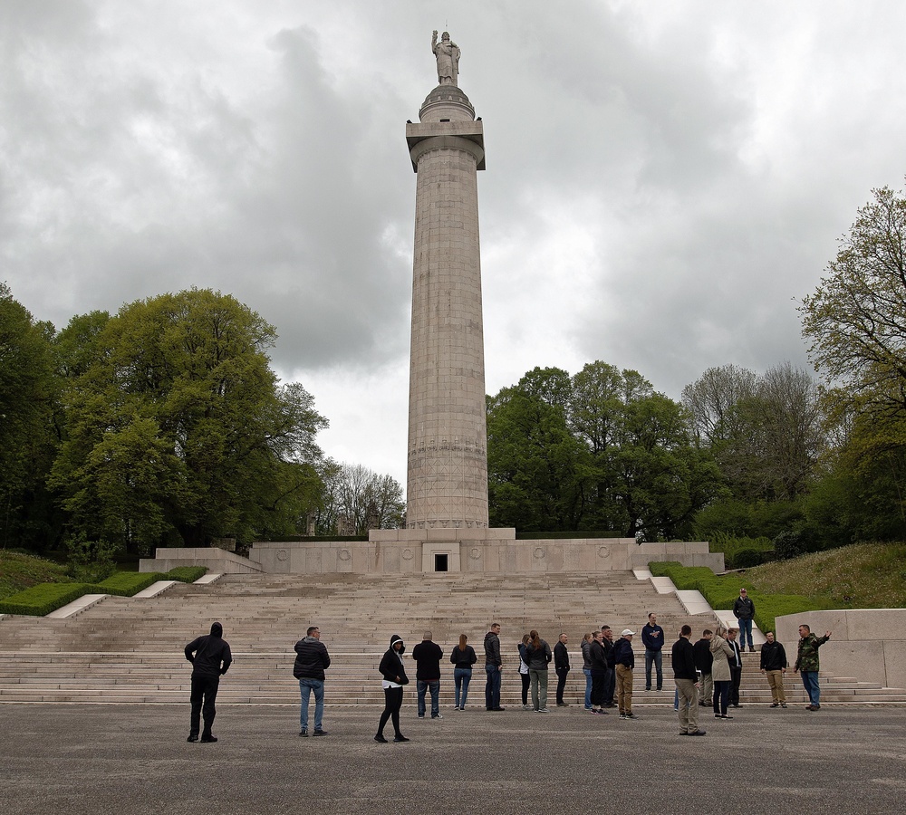 1st CAB Staff Visits WWI Battle Field, Meuse-Argonne, France