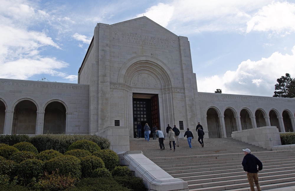 1st CAB Staff Visits Meuse-Argonne American Cemetery