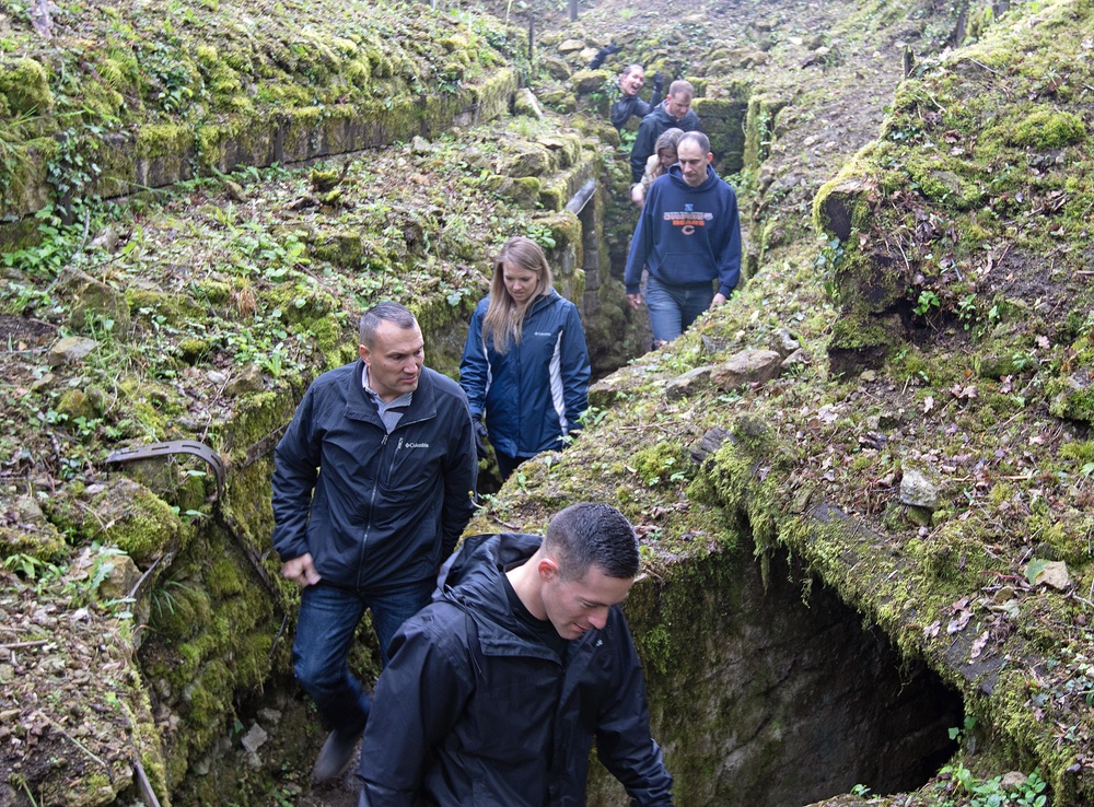 Through the Trenches, 1st CAB Staff Visits WWI Battle Field