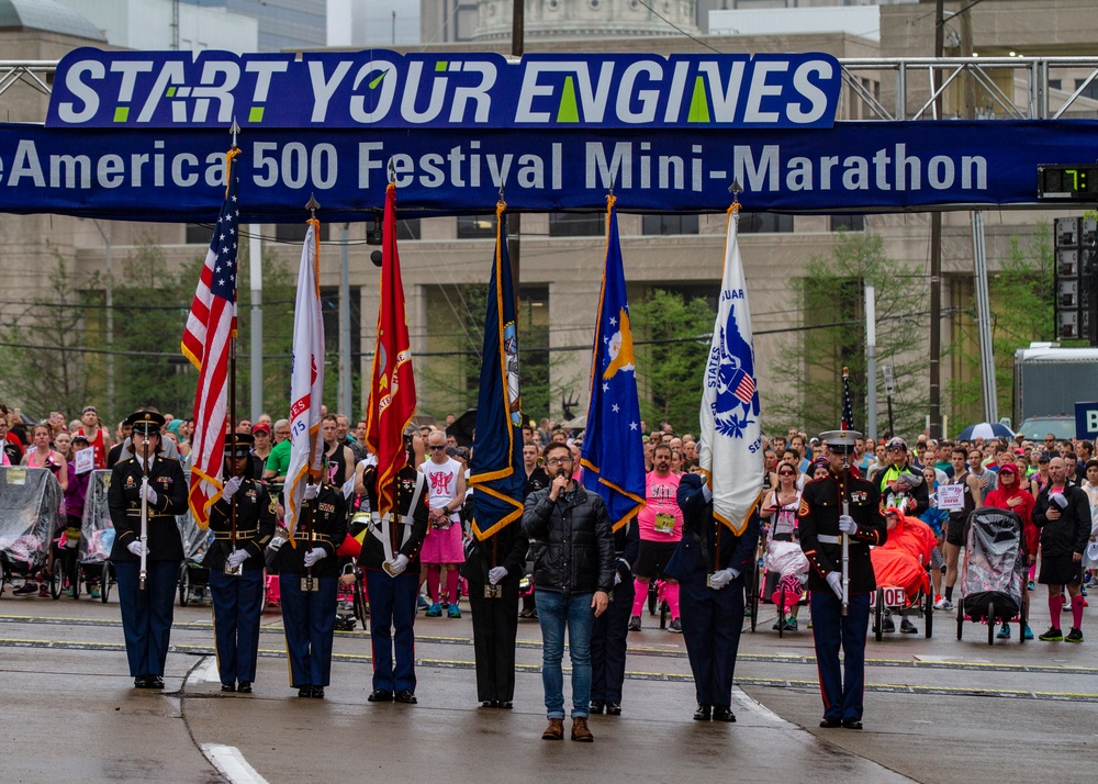 Representing at the 500 Festival Mini-Marathon