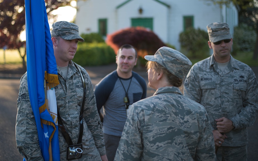 ORANG Commander visits the Portland Air National Guard Base