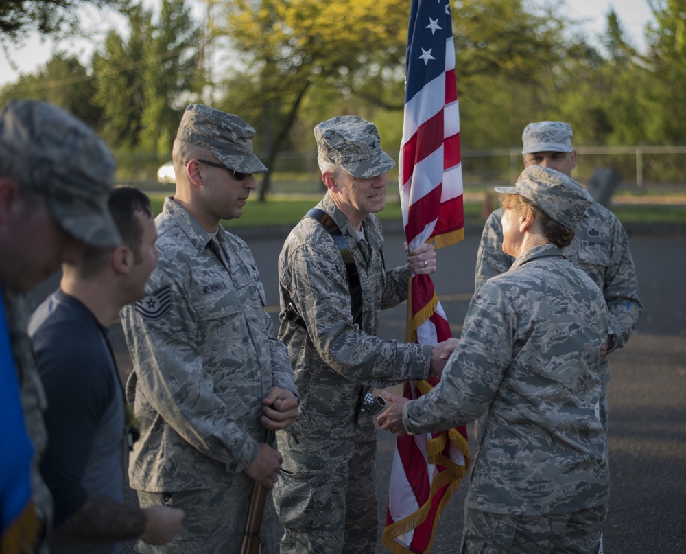 ORANG Commander visits the Portland Air National Guard Base