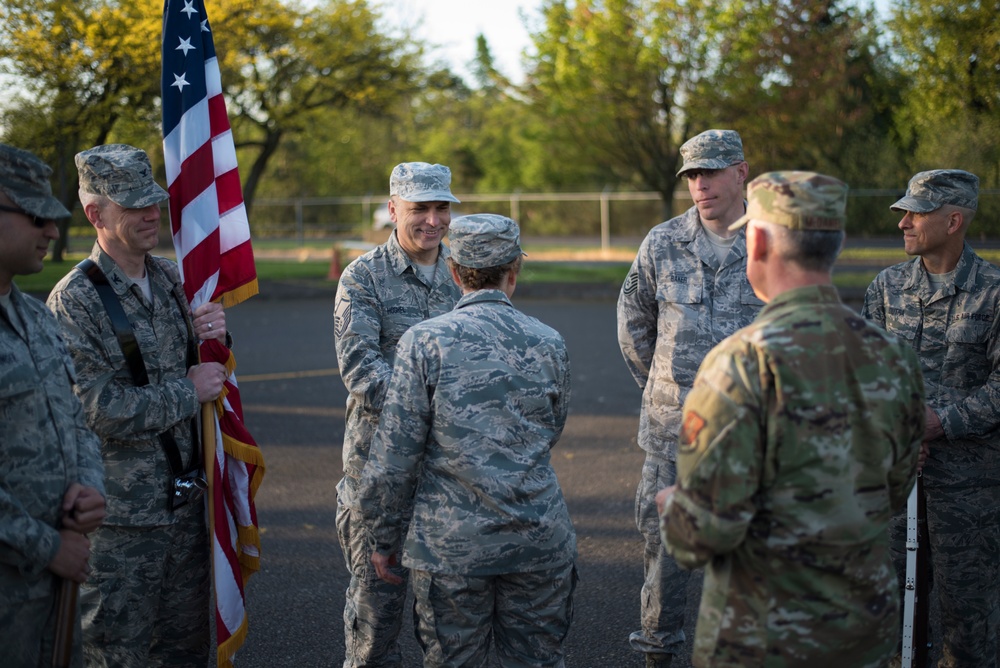 ORANG Commander visits the Portland Air National Guard Base