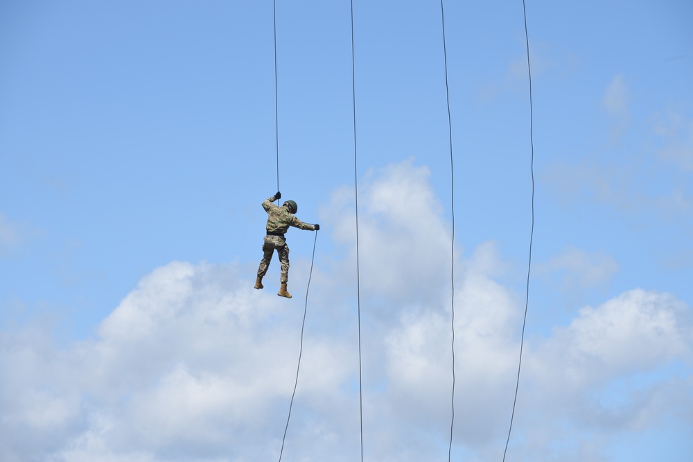 Rappelling 90th Ground Combat Training Squadron