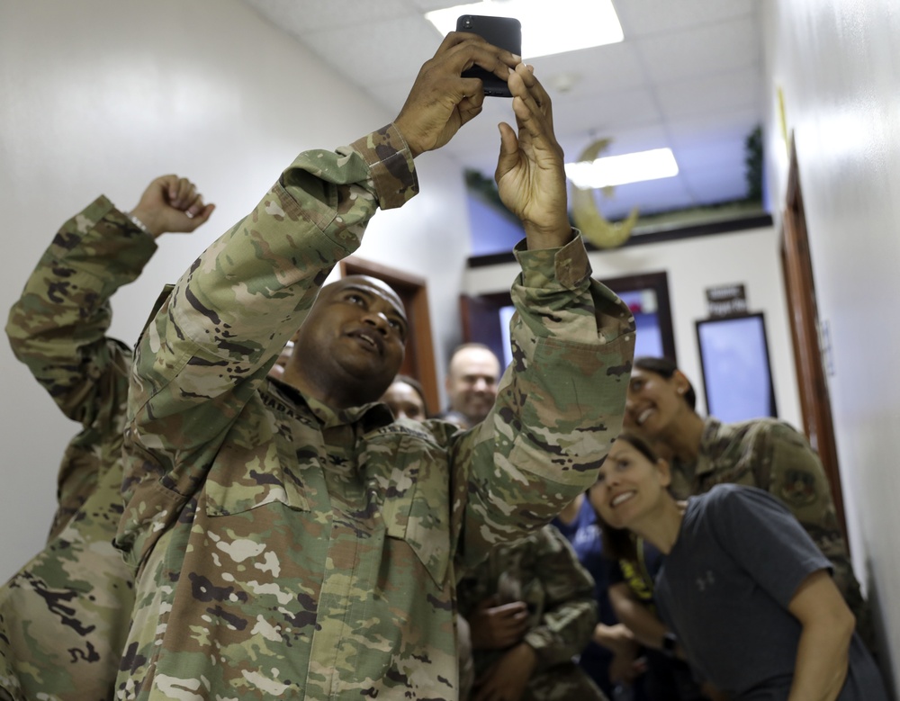 Chaplain Khalid Shabazz visits U.S. ARCENT Region