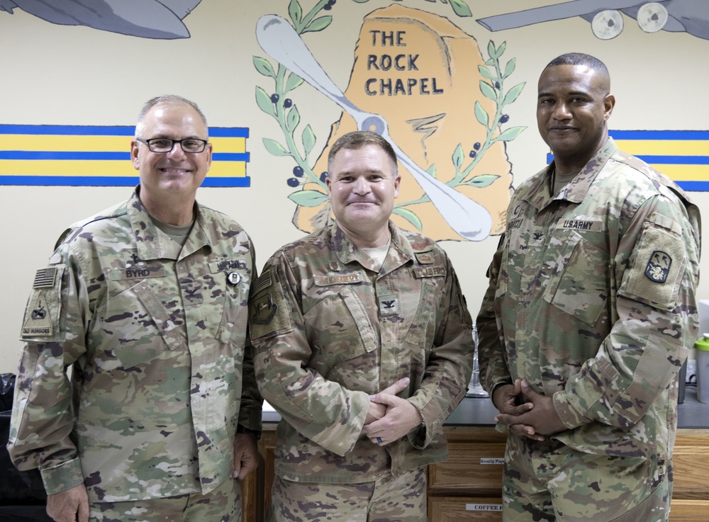 Chaplain Khalid Shabazz visits U.S. ARCENT Region