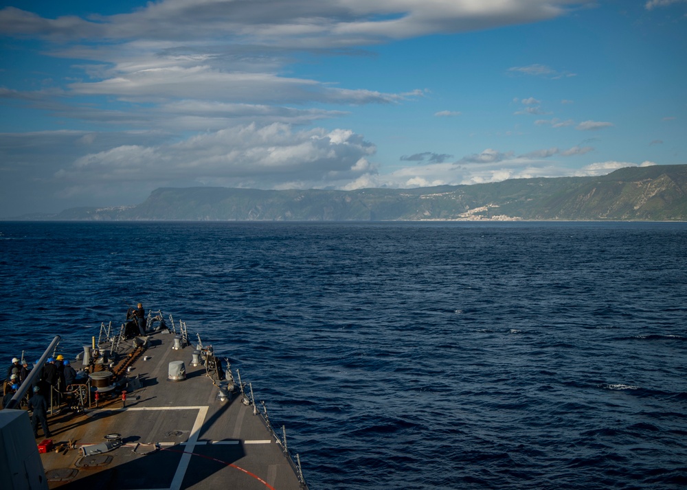 USS Bainbridge Deployment