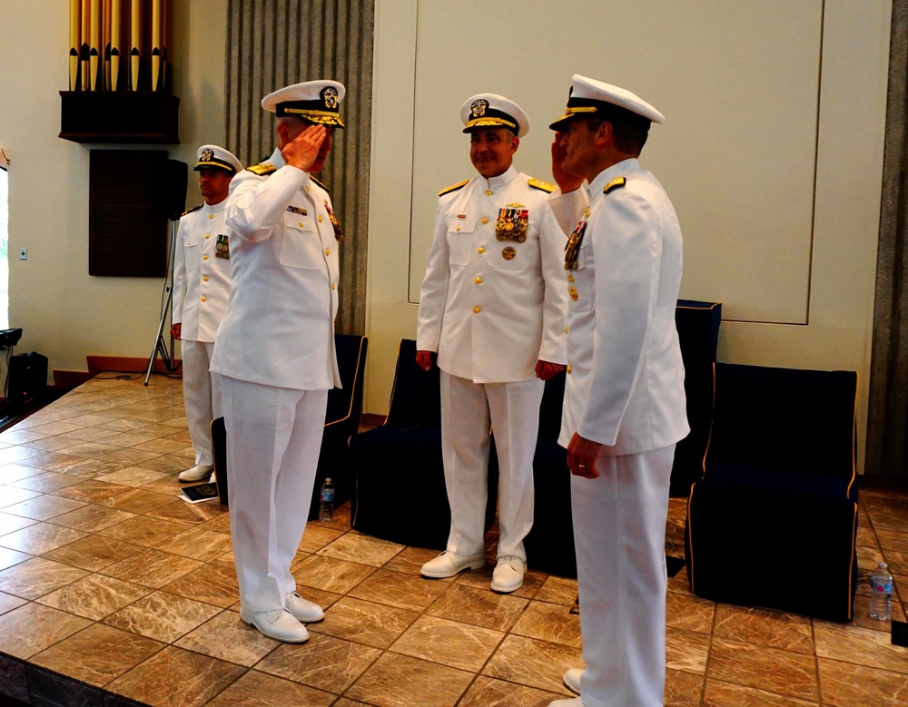 Commander, Submarine Group 10 Holds Change of Command