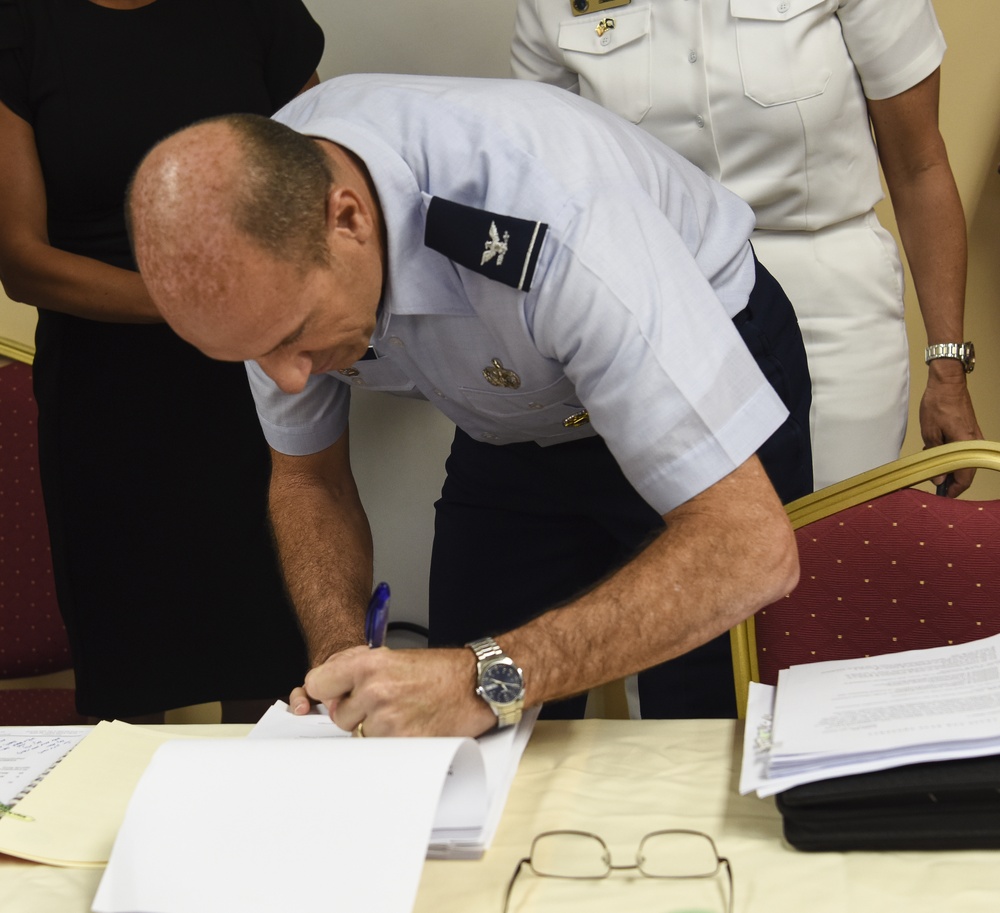 DoD, CNMI Gov sign Tinian divert airfield lease