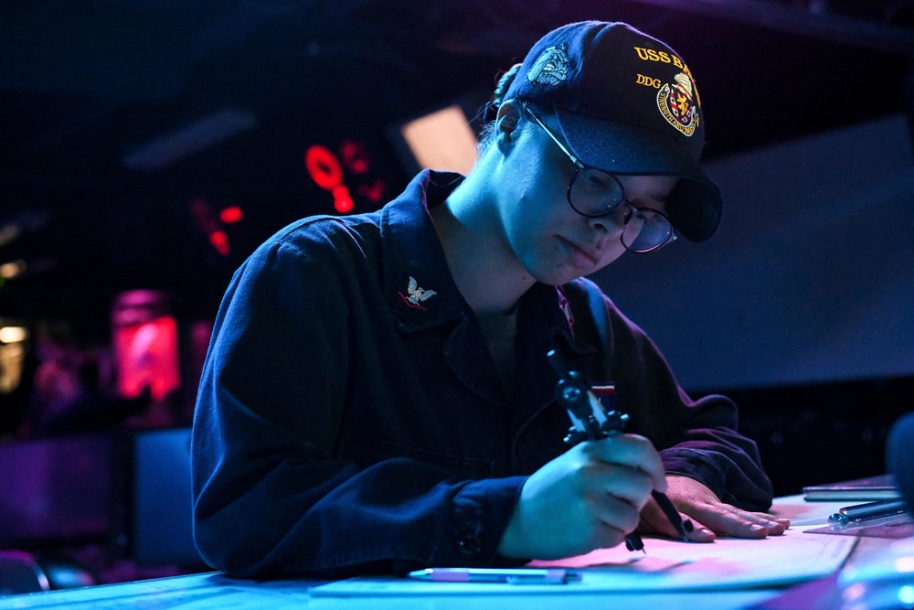 USS Barry Blue Jacket of the Quarter