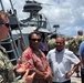 Republic Of Palau Vice President conducts visit with CRG-1, Det. Guam