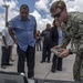 Republic Of Palau Vice President conducts visit with CRG-1, Det. Guam