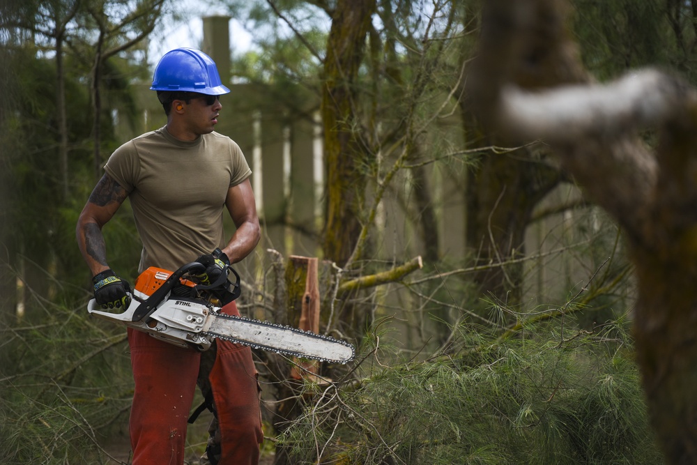 169th Civil Engineer Squadron trains at Bellows Air Force Station