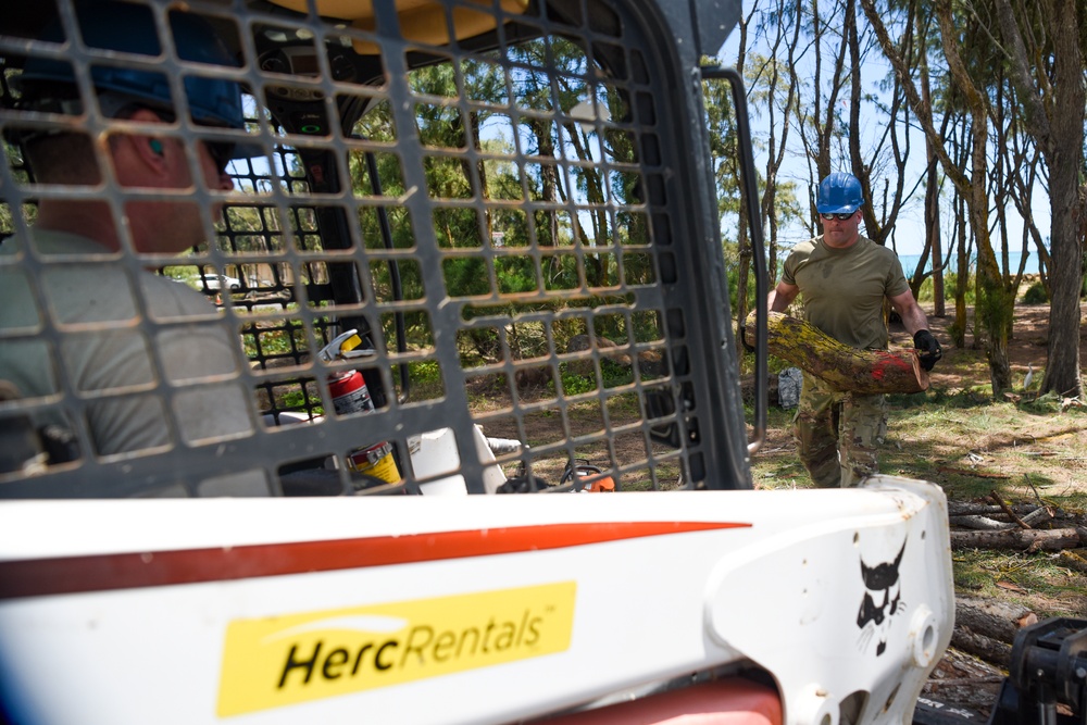 169th Civil Engineer Squadron trains at Bellows Air Force Station