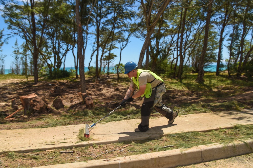 169th Civil Engineer Squadron trains at Bellows Air Force Station