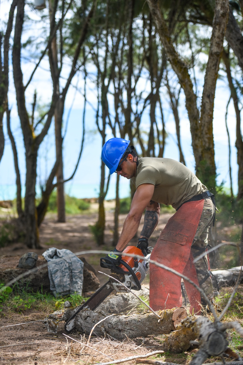 169th Civil Engineer Squadron trains at Bellows Air Force Station