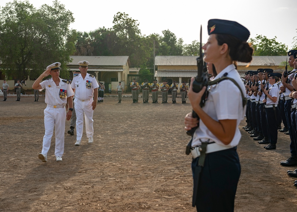 CLDJ and CJTF-HOA leadership attend a French Victory Day ceremony 2019