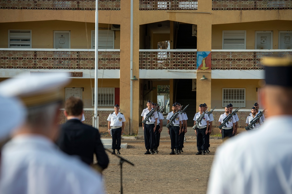 CLDJ and CJTF-HOA leadership attend a French Victory Day ceremony 2019