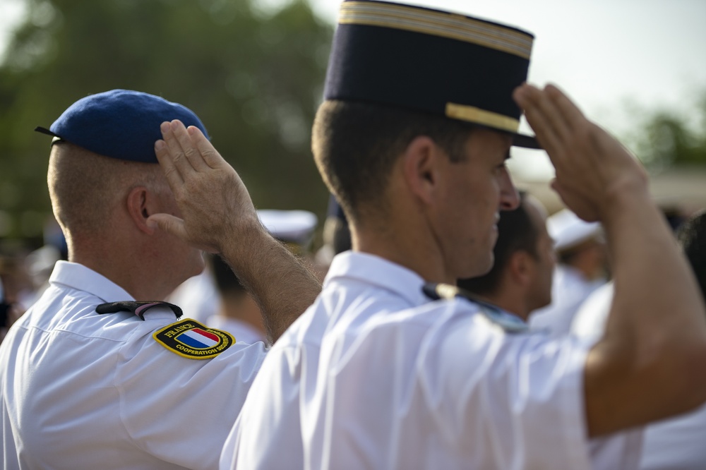 CLDJ and CJTF-HOA leadership attend a French Victory Day ceremony 2019