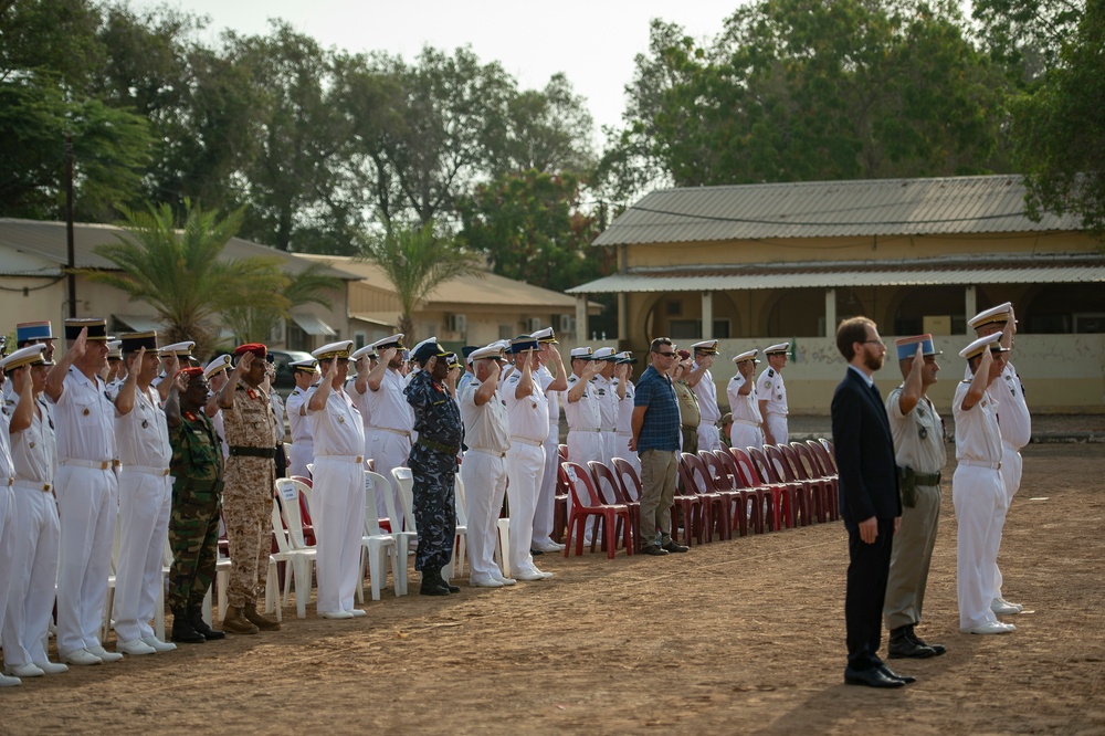 CLDJ and CJTF-HOA leadership attend a French Victory Day ceremony 2019