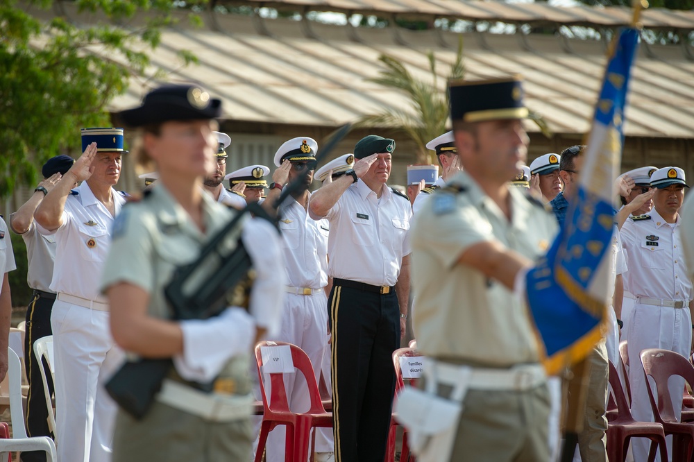 CLDJ and CJTF-HOA leadership attend a French Victory Day ceremony 2019