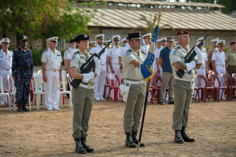 CLDJ and CJTF-HOA leadership attend a French Victory Day ceremony 2019