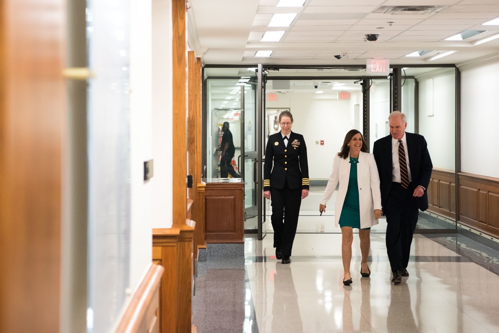 A/SD, CJCS and senior DoD leaders brief Sen. McSally on SAAITF