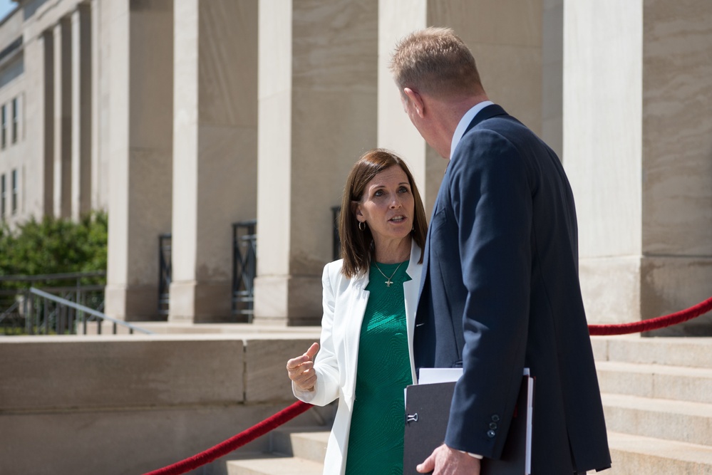 A/SD, CJCS and senior DoD leaders brief Sen. McSally on SAAITF