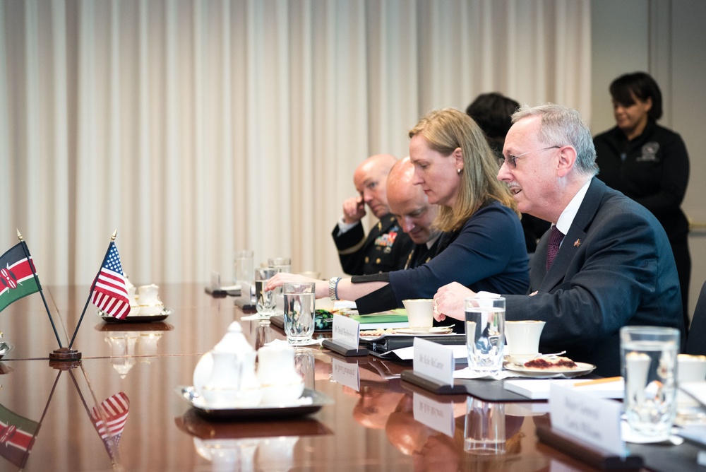 DUSDP Trachtenberg meets with Kenyan MoD Dr. Juma