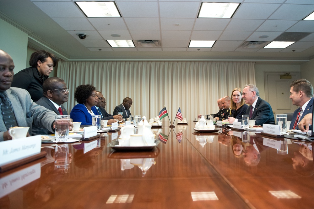 DUSDP Trachtenberg meets with Kenyan MoD Dr. Juma