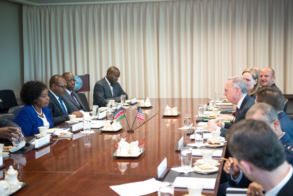 DUSDP Trachtenberg meets with Kenyan MoD Dr. Juma