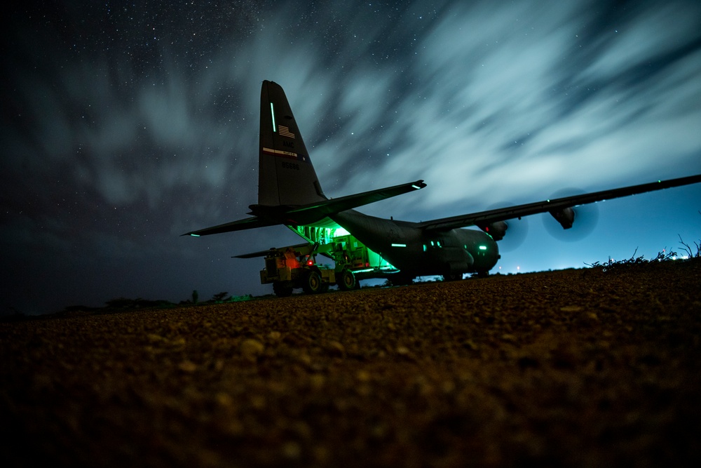 75th EAS Night Sortie Cargo Mission