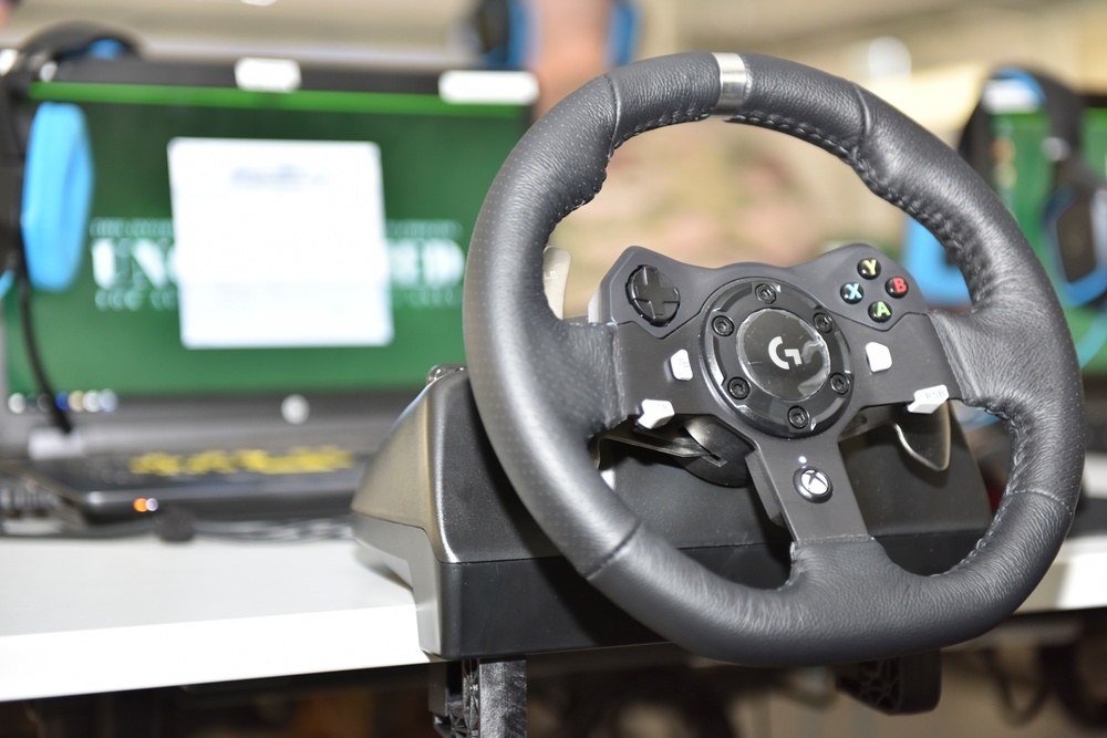 Steering wheel used for VBS3