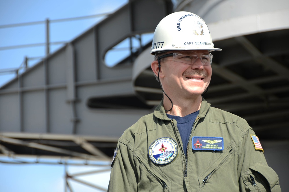 Commanding Officer Speaks To Crew