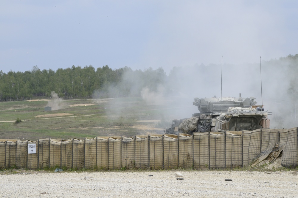 Eagle Troop, 2 Squadron, 2nd Cavalry Regiment Live Fire Exercise