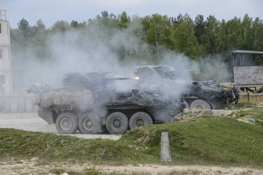 Eagle Troop, 2 Squadron, 2nd Cavalry Regiment Live Fire Exercise