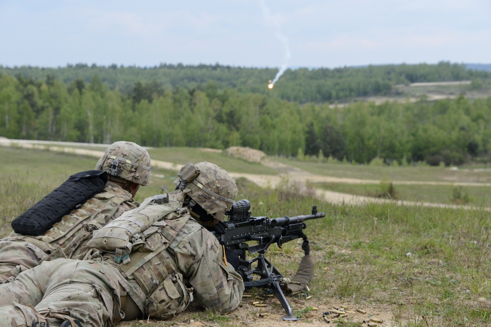 Eagle Troop, 2 Squadron, 2nd Cavalry Regiment Live Fire Exercise