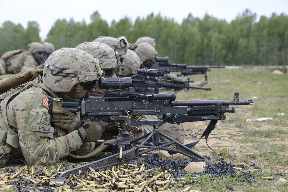 Eagle Troop, 2 Squadron, 2nd Cavalry Regiment Live Fire Exercise