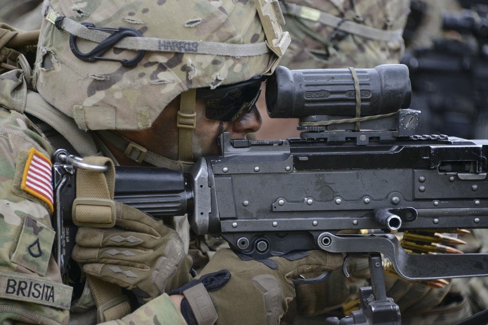 Eagle Troop, 2 Squadron, 2nd Cavalry Regiment Live Fire Exercise